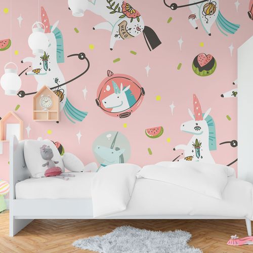 Mural Unicornios