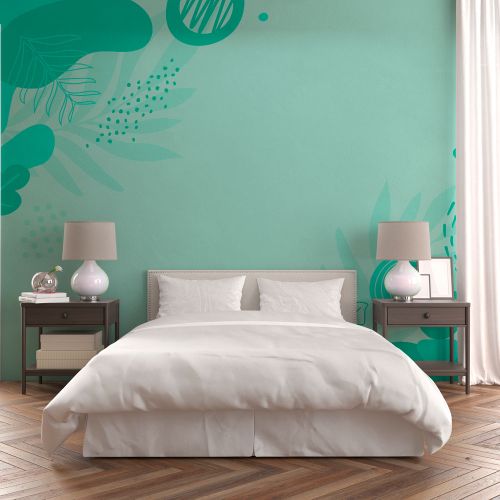 Mural Verde Acuatico