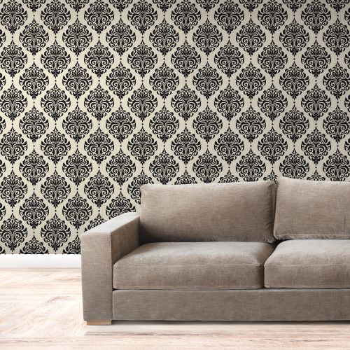 Mural Arabesco Negro