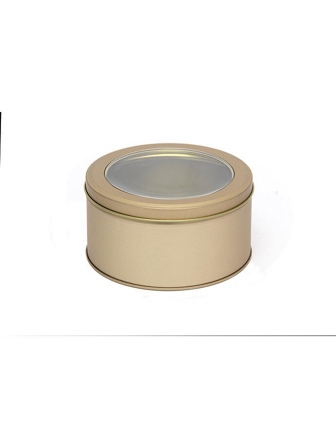 Lata Organizadora Circular con Tapa Transparente