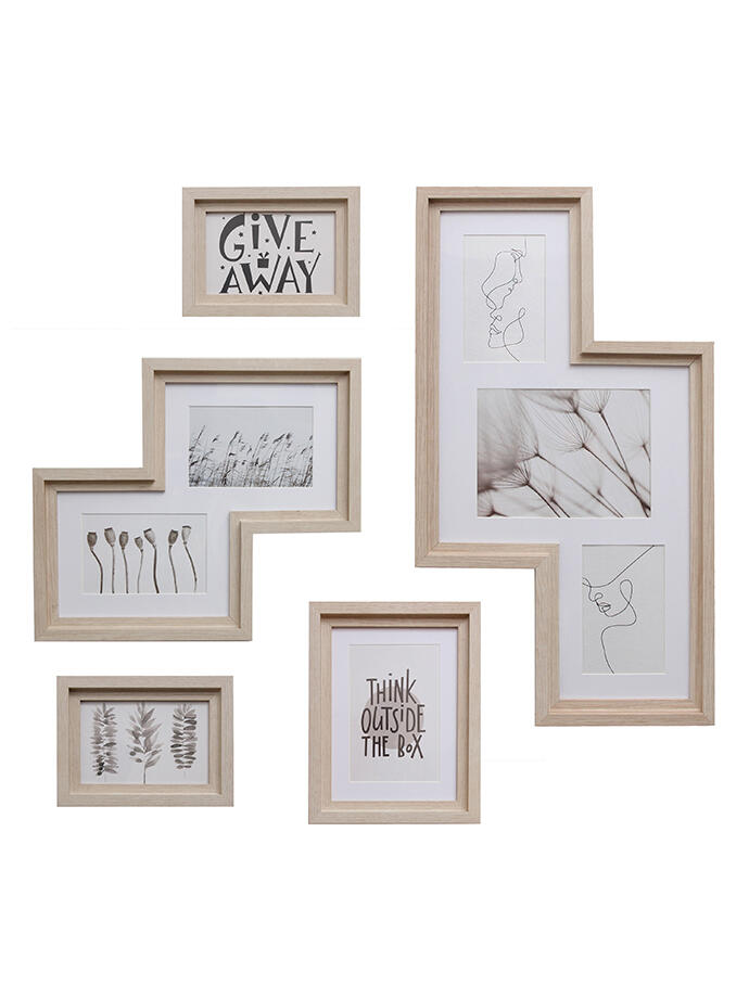 Set de 5 Portarretratos para 8 Fotos