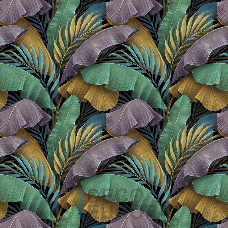 Mural Hojas Verdes y Tropicales - PDF30