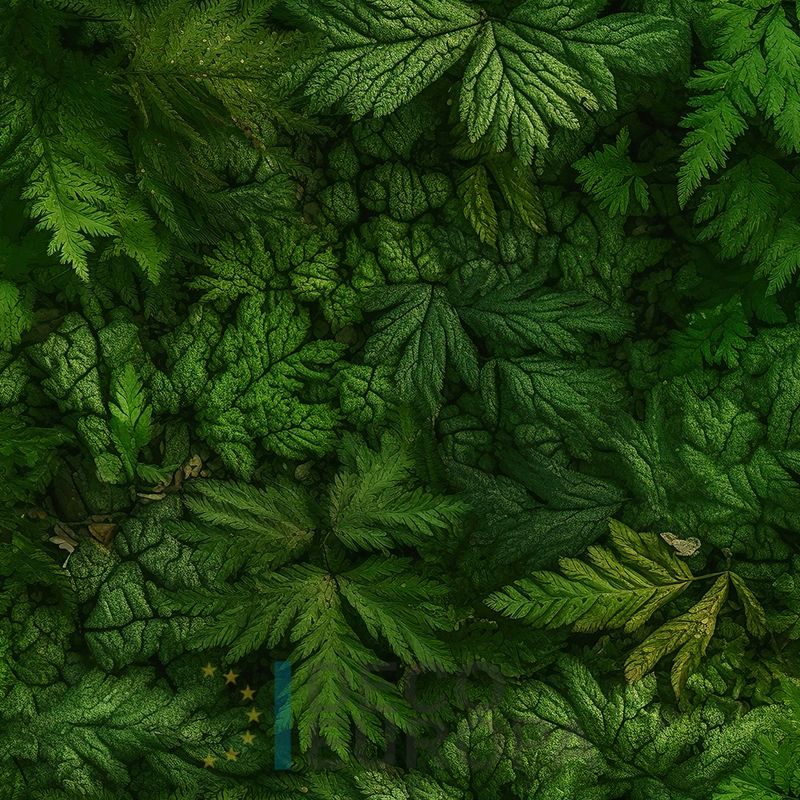 Mural Hojas Verdes y Tropicales - PDF57