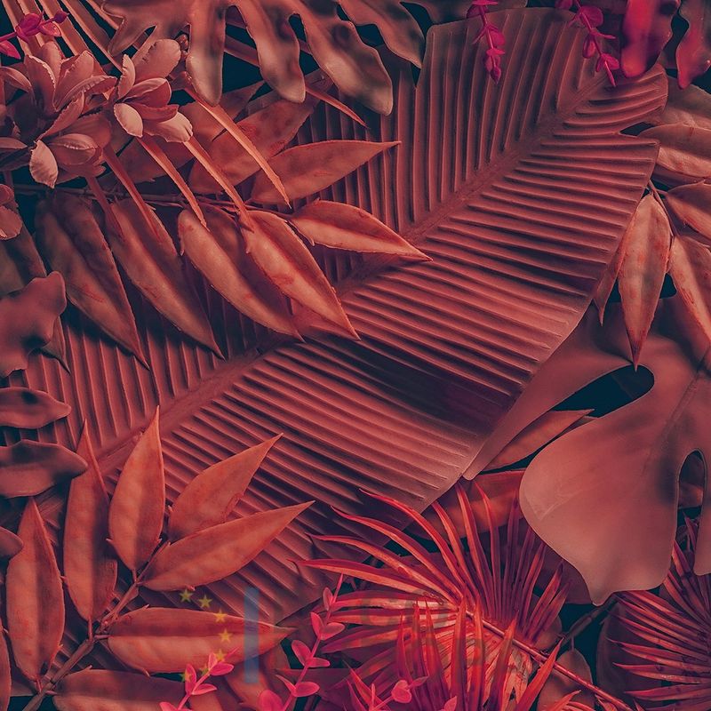 Mural Hojas Verdes y Tropicales - PDF88