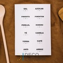 Etiquetas para Frasco Sin Fondo