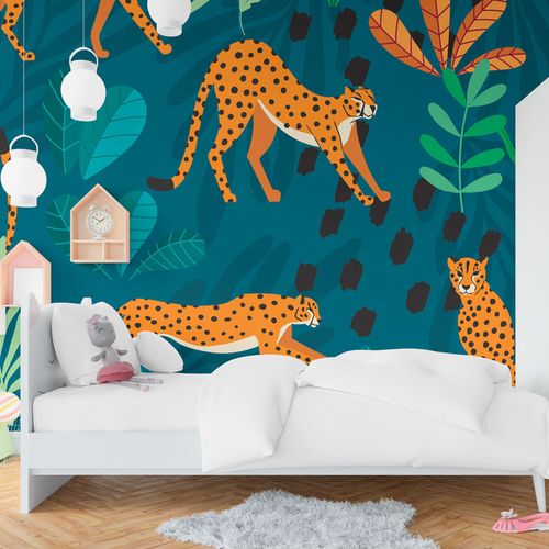 [1079] Mural Tropical Tigres