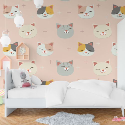 [1080] Mural Gatitos