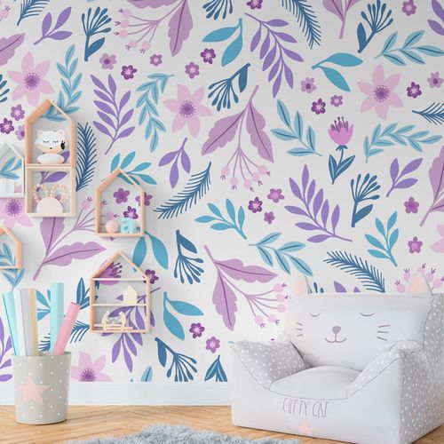 [1120] Mural Jardin Colorido