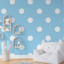 Mural Lunares Fondo Celeste