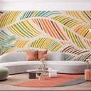 Mural Hojas Varios Colores