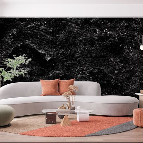 [1165] Mural Textura Roca Negro