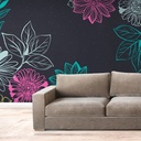 Mural Flores Varios Colores