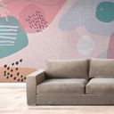 Mural Trazos Abstractos Colores