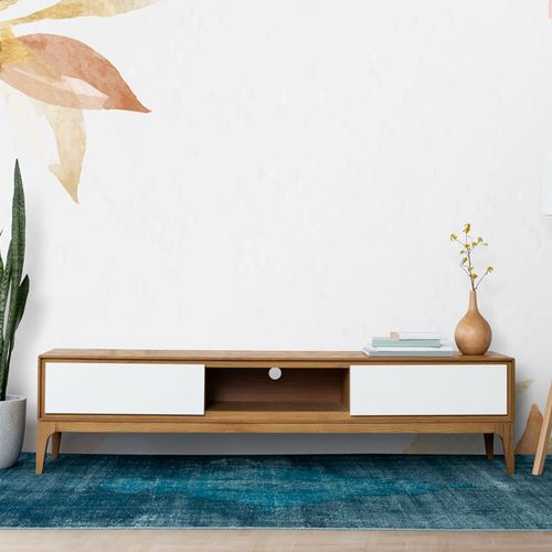 [1210] Mural Hojas Acuarela Otoñal