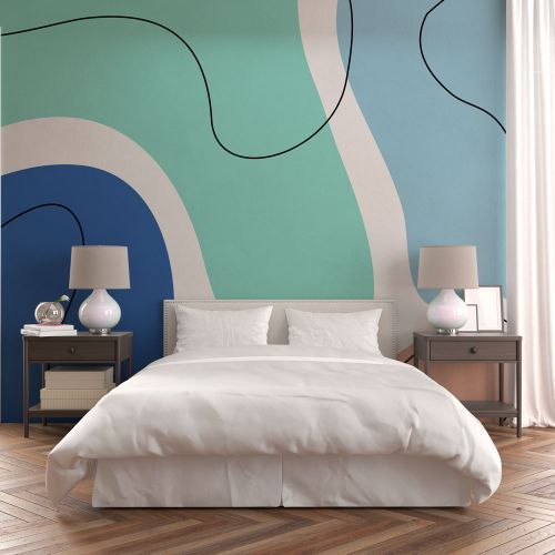 [1221] Mural Curvas Vectoriales