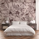 Mural Flores Vectoriales Vintage