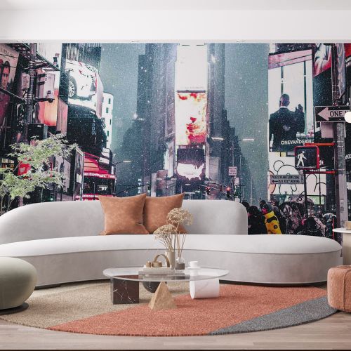 [1298] Mural Estados Unidos - New York Nieve