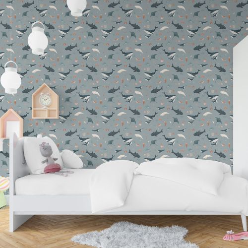 [1559] Mural Ballena Tramas