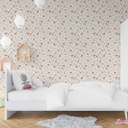 Mural Ciervos Blanco