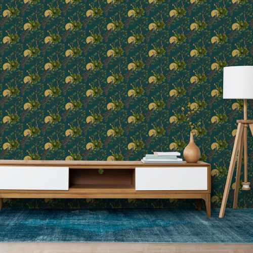 [1591] Mural Pavo Reales