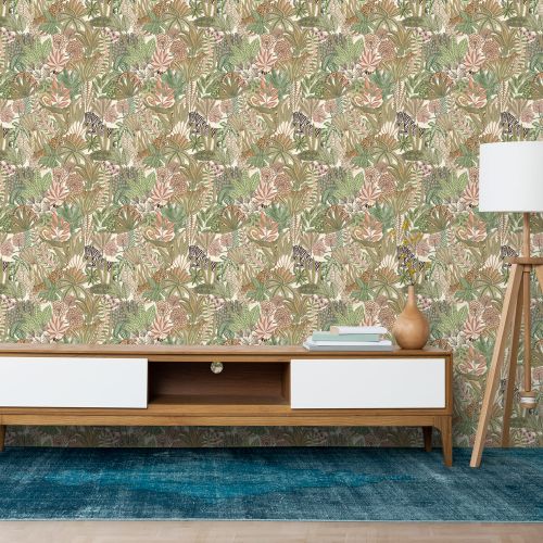 [1599] Mural Selva Blanco