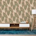 Mural Hojas Finas Rosado