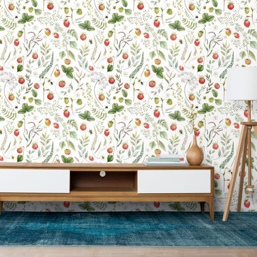 [1643] Mural Frutillas