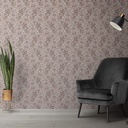 Mural Hojas Espinas Rosa Claro