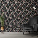 Mural Jazmin Azul Oscuro