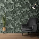 Mural Hojas Palo De Agua