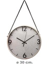 Reloj de Pared Colgante Plateado
