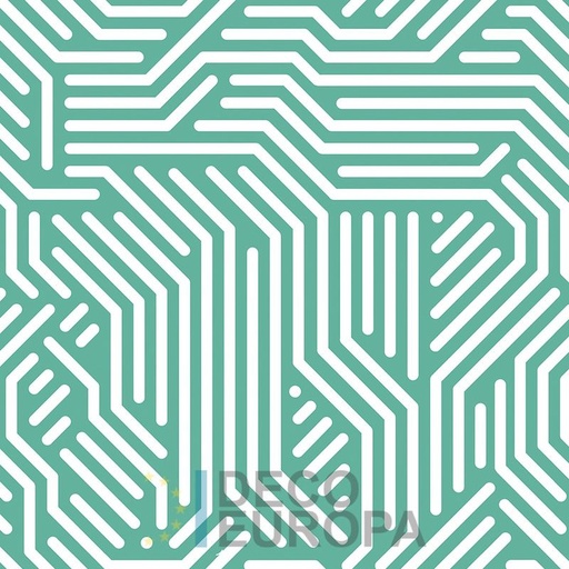 [PDBA1018-M] Mural Colores Turquesa - PDBA1018-M