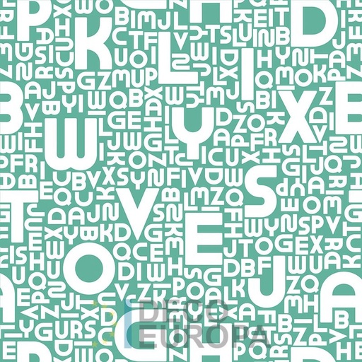 [PDBA1021-M] Mural Colores Turquesa - PDBA1021-M