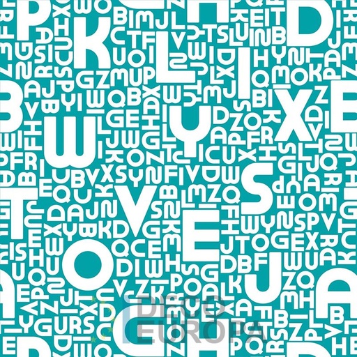 [PDBA1021-N] Mural Colores Verde Agua - PDBA1021-N