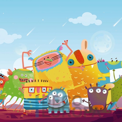 [PDPBA034] Mural Naturaleza Animada - PDPBA034