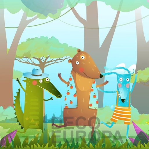 [PDPBA079] Mural Naturaleza Animada - PDPBA079