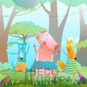 Mural Naturaleza Animada - PDPBA080