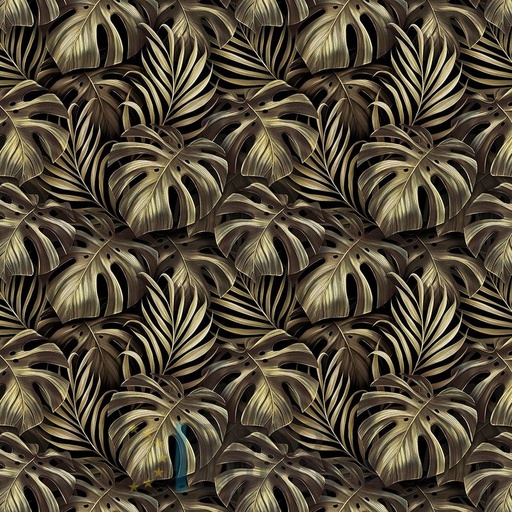 [PDF32] Mural Hojas Verdes y Tropicales - PDF32