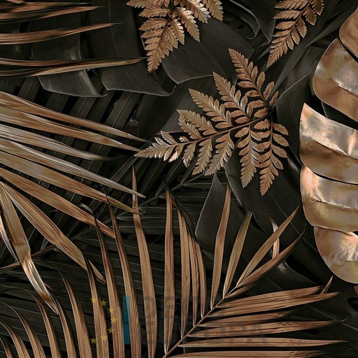 [PDF79] Mural Hojas Verdes y Tropicales - PDF79