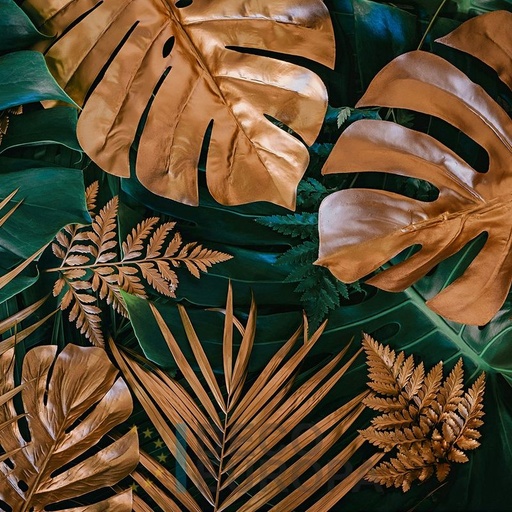 [PDF80] Mural Hojas Verdes y Tropicales - PDF80