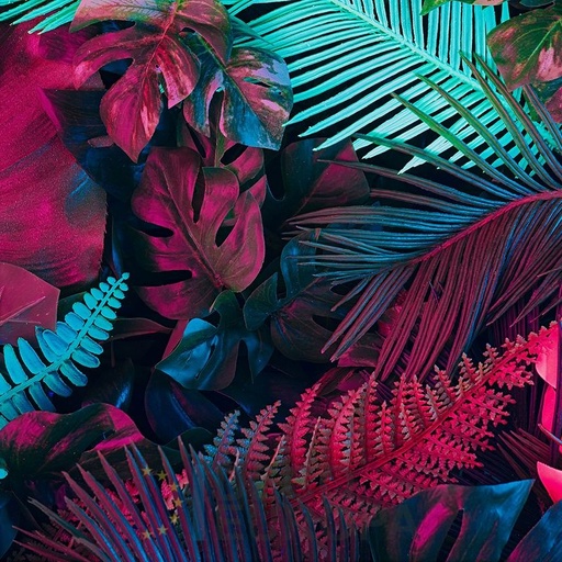 [PDF90] Mural Hojas Verdes y Tropicales - PDF90