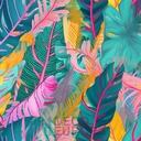 Mural Hojas Verdes y Tropicales - PDF91