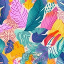 Mural Hojas Verdes y Tropicales - PDF95