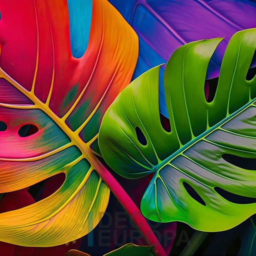 [PDF98] Mural Hojas Verdes y Tropicales - PDF98