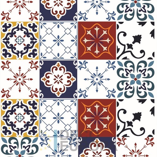 [PDSDA017] Mural Azulejos Calcareos - PDSDA017