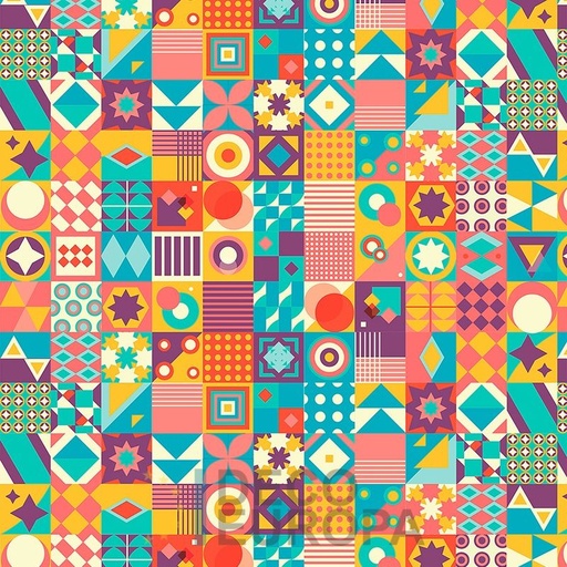 [PDSDGE172] Mural Geometrico - PDSDGE172