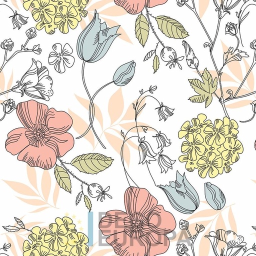 [PDSDFL006] Mural Floral - PDSDFL006