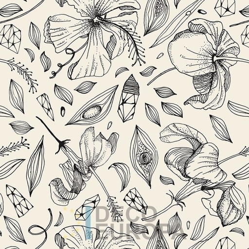 [PDSDFL089] Mural Floral - PDSDFL089